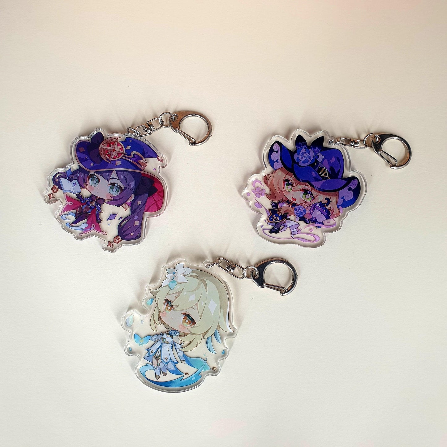 Chibi Mona Acrylic Keychain - We Love Genshin Impact